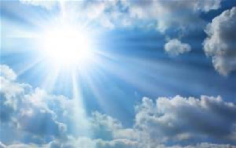 Image of clouds and sun