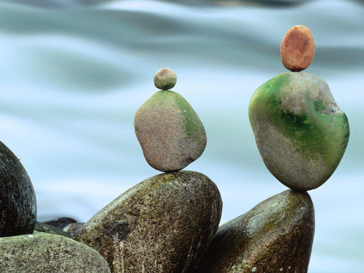 Image of stacked rocks